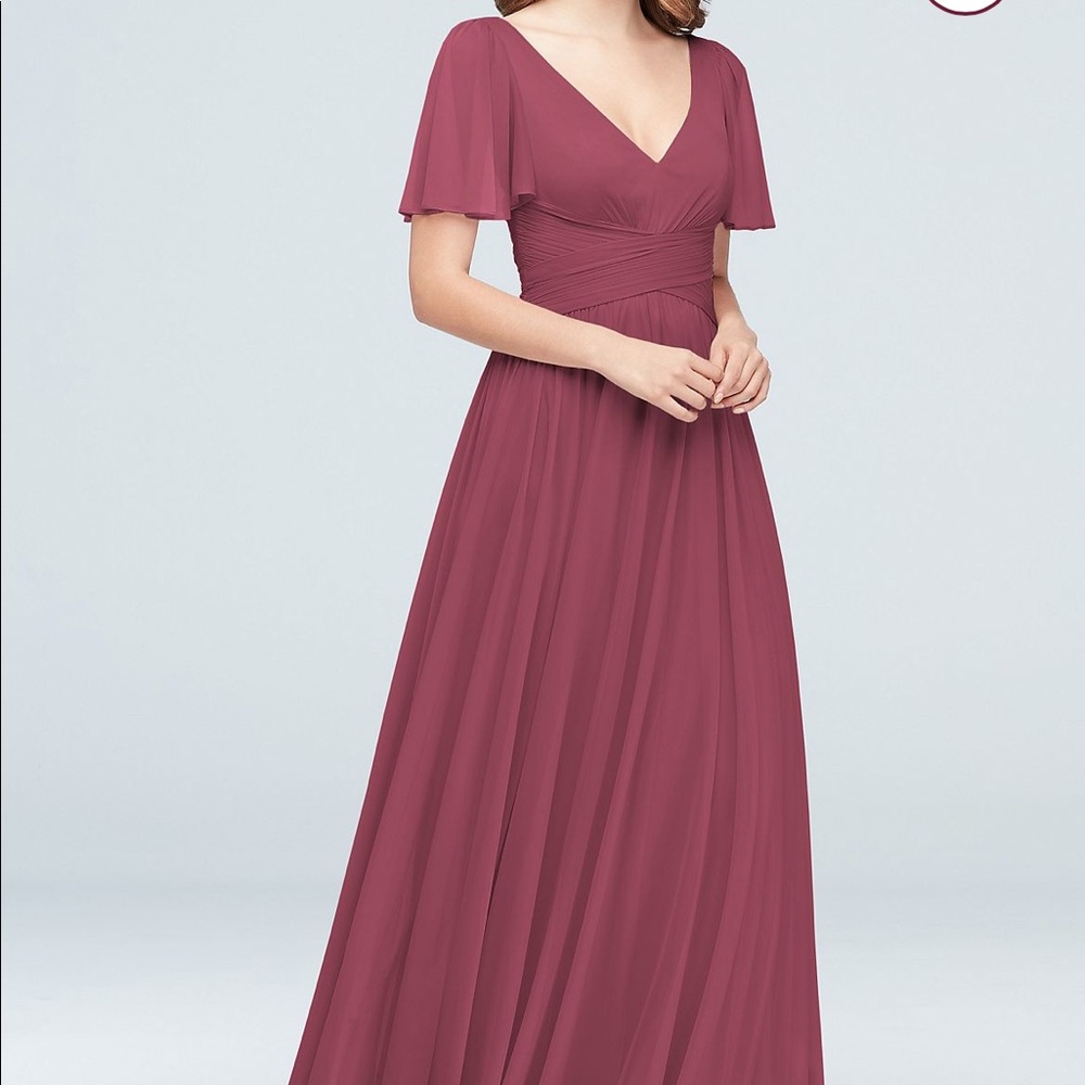 David’s bridal dress, Chianti mesh, size 12.